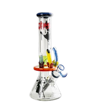 13" 3-Finger Beaker bong