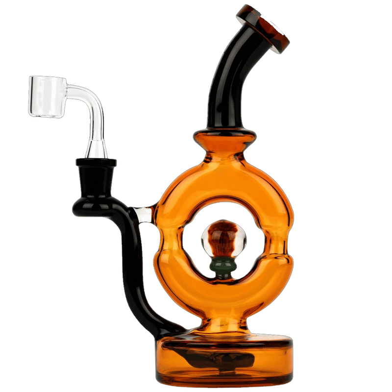 Red Eye Glass 9" Donut Rig bong