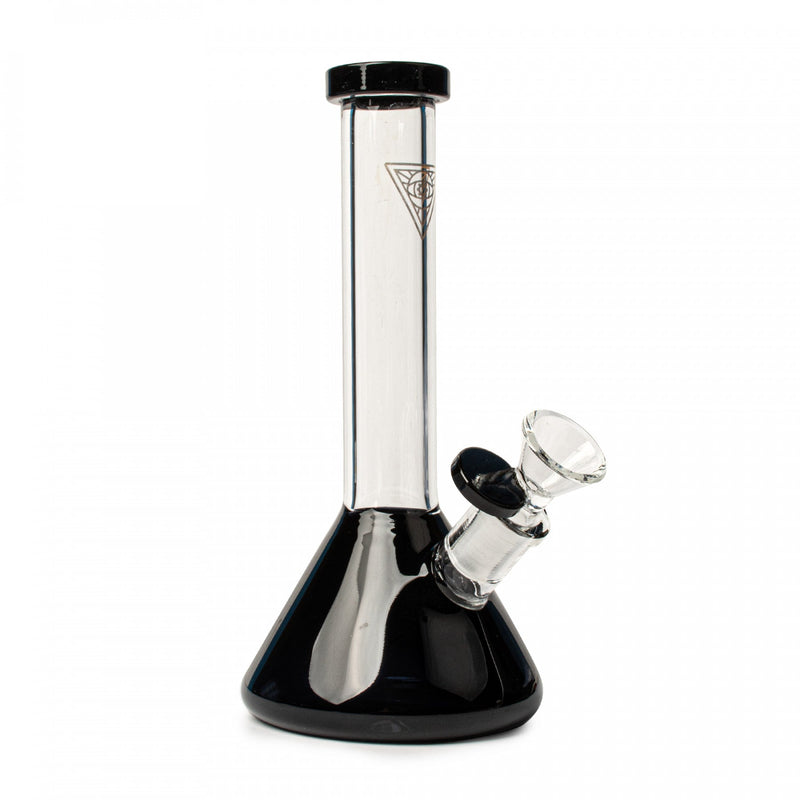 Red Eye Tek 8" Tall Midge Mini Beaker Tube W/Fixed Downstem bong