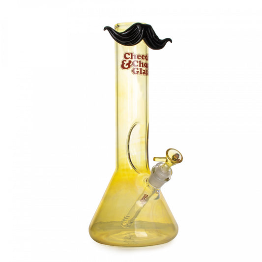 Cheech and Chong 12" Moustache Ride Beaker Base Water Pipe