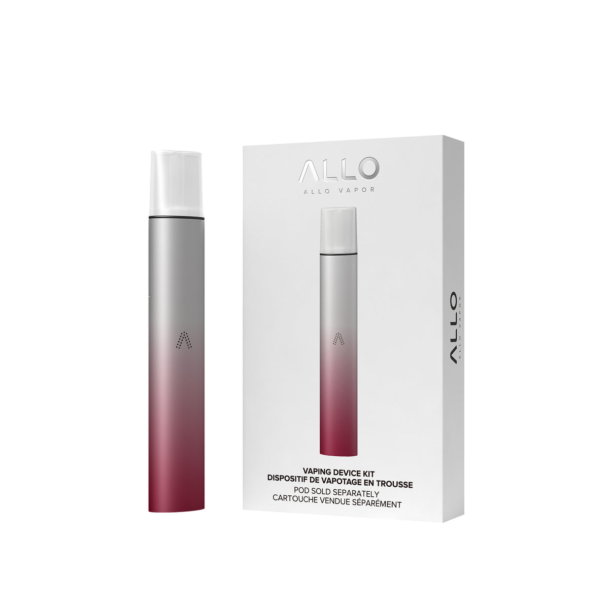 Allo Sync Vaping Device Kit Smart Chip Mesh Coil Pods - Red