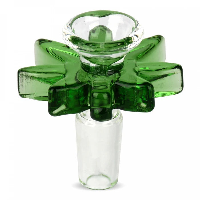 Red Eye glass Big Leaf Pull Out Bowl