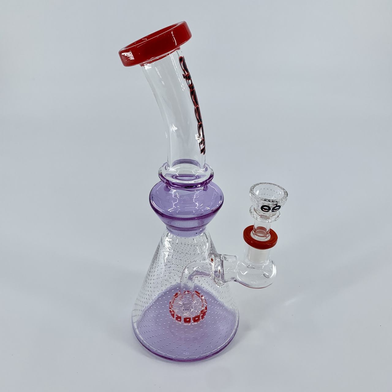 Cheech Glass Showerhead Dot Water Pipe (9")