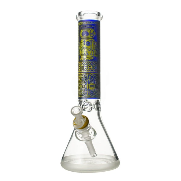 Cheech Glass 13" Robot Sandblast Beaker