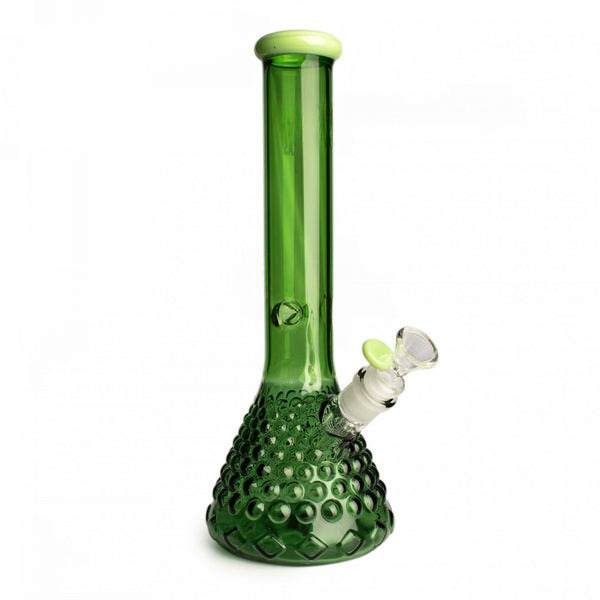 Red Eye Glass 15" Hera Beaker Base Water Pipe