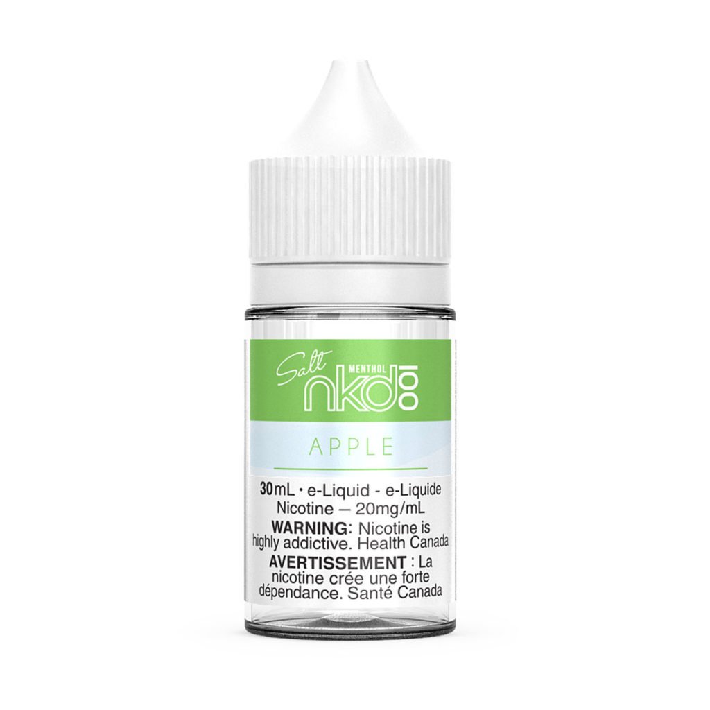 Naked 100 Salts E-Liquid – 12mg in Apple, smooth throat hit & rich flavour