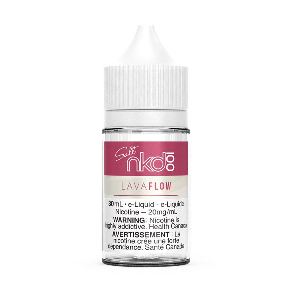 Naked 100 Salts E-Liquid – 12mg in Lava Flow, smooth throat hit & rich flavour