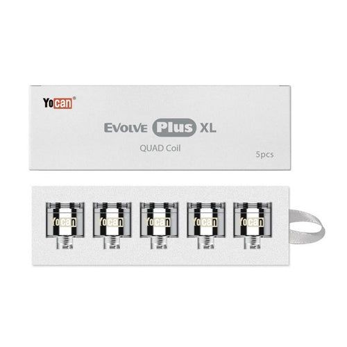 Yocan Evolve Plus XL Quartz Quad Coil (5/pk)