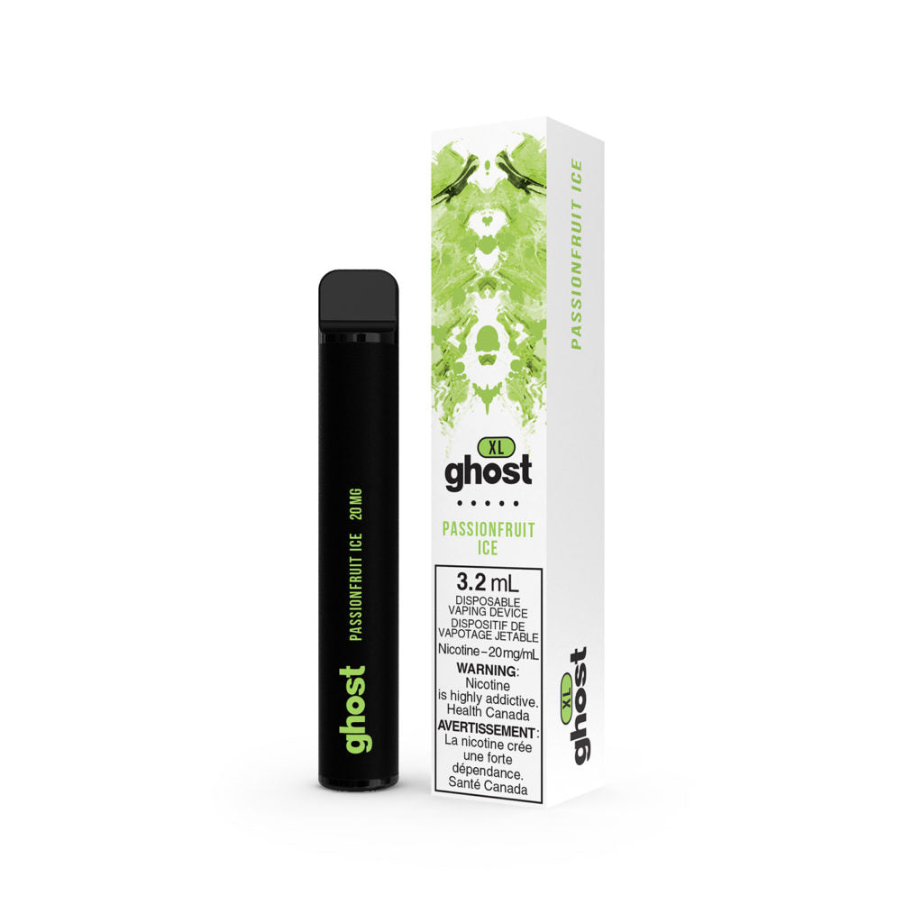 Ghost XL Disposable Vape – Enjoy the Bold Passionfruit Ice Flavour