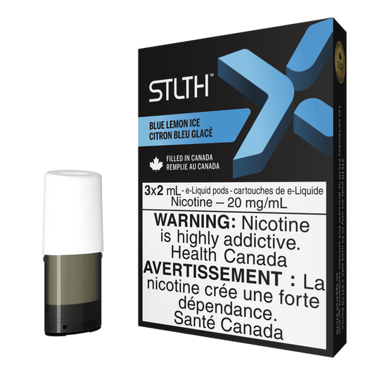 STLTH X Pods (3-Pack) – 20mg Nicotine in Blue Lemon Ice Flavour