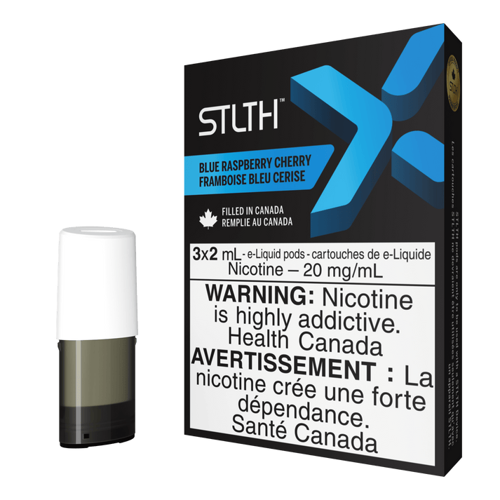 STLTH X Pods (3-Pack) – 20mg Nicotine in Blue Raspberry Cherry Flavour