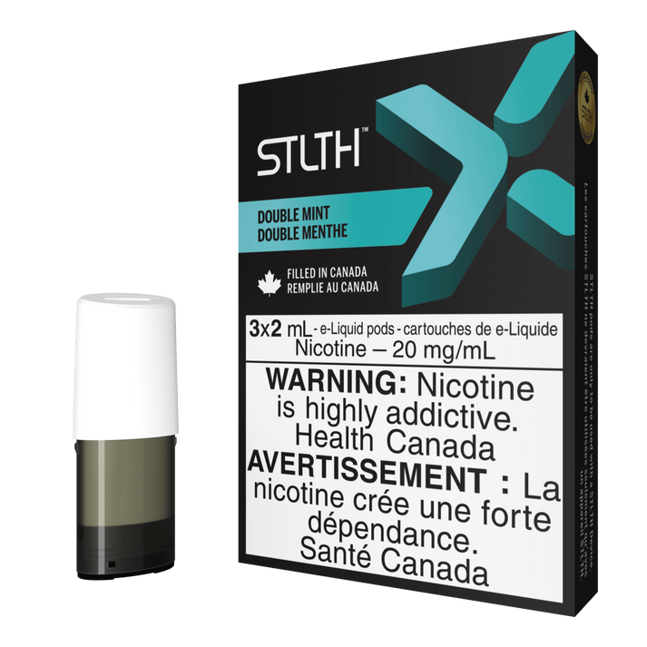 STLTH X Pods (3-Pack) – 20mg Nicotine in Double Mint Flavour