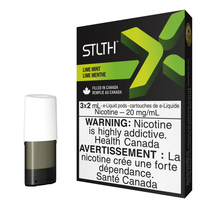 STLTH X Pods (3-Pack) – 20mg Nicotine in Lime Mint Flavour