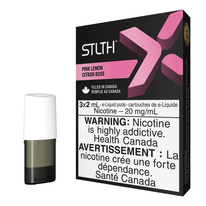 STLTH X Pods (3-Pack) – 20mg Nicotine in Pink Lemon Flavour