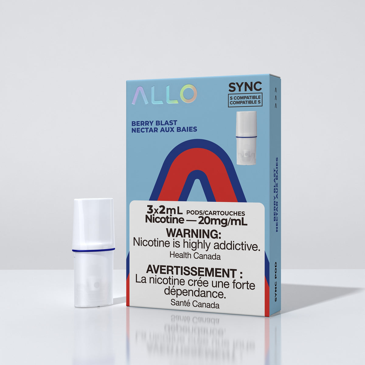 Allo Sync Pod Pack (3 Per Pack) 20mg