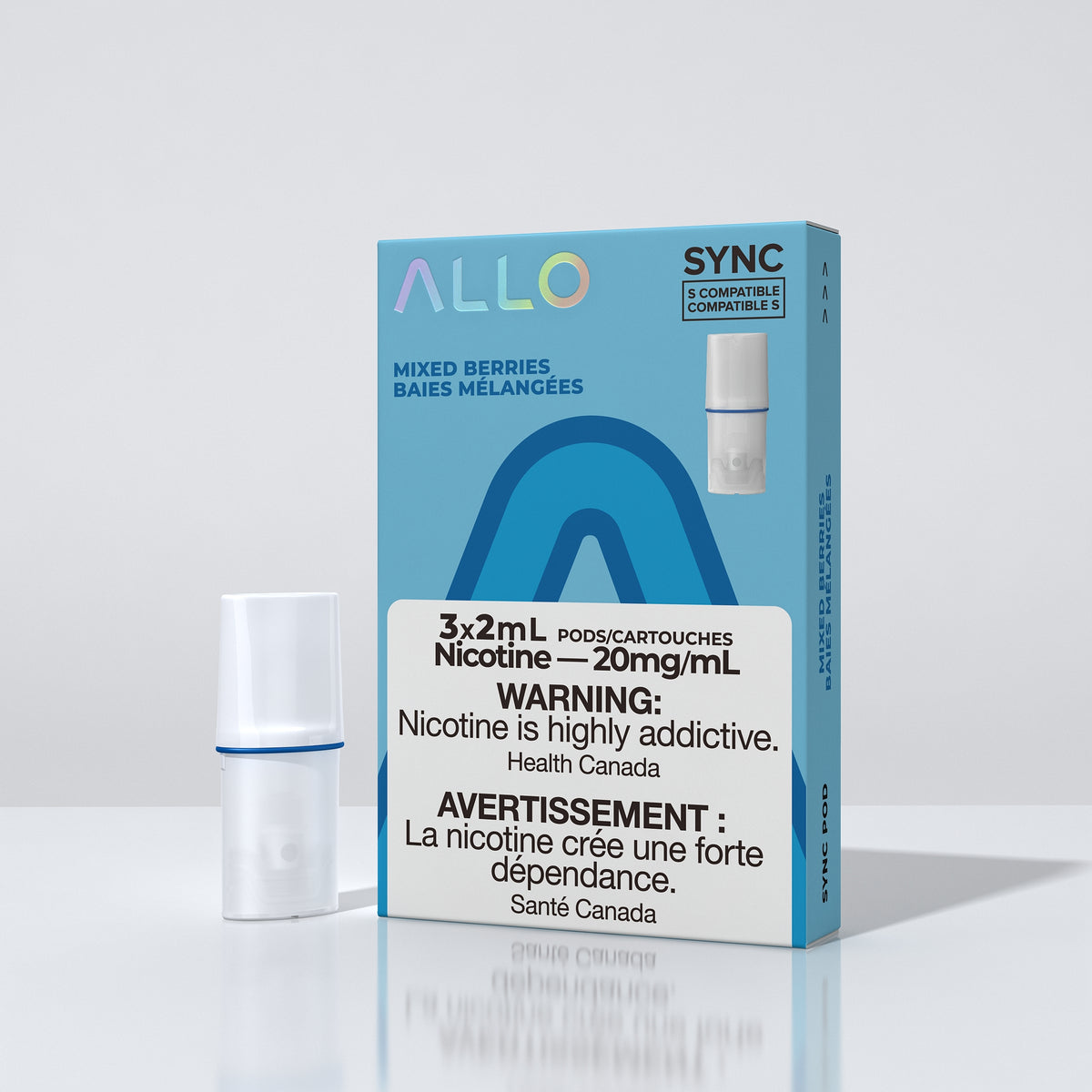 Allo Sync Pod Pack (3 Per Pack) 20mg