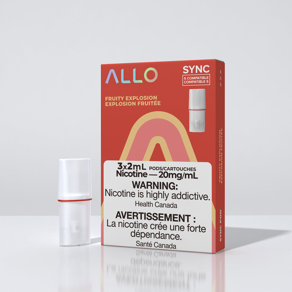 Allo Sync Pod Pack (3 Per Pack) 20mg