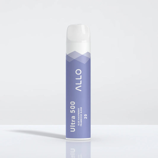 Allo Ultra 500 Disposable Vape – Enjoy the Rich Blue Raspberry Flavour