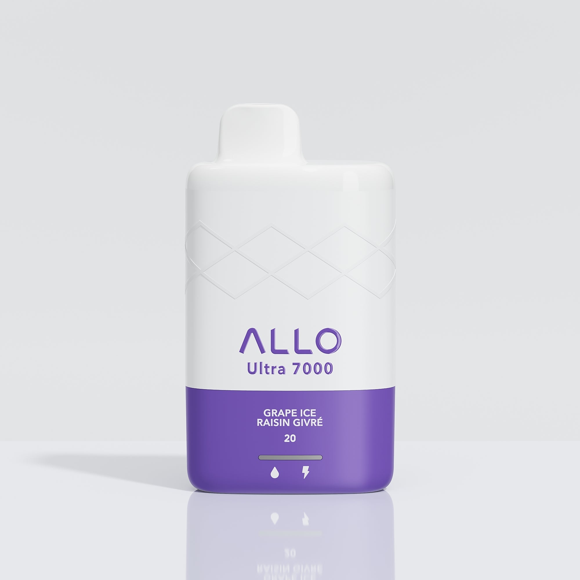 Allo 7000 Disposable Vape – Enjoy the Rich Grape Ice Flavour