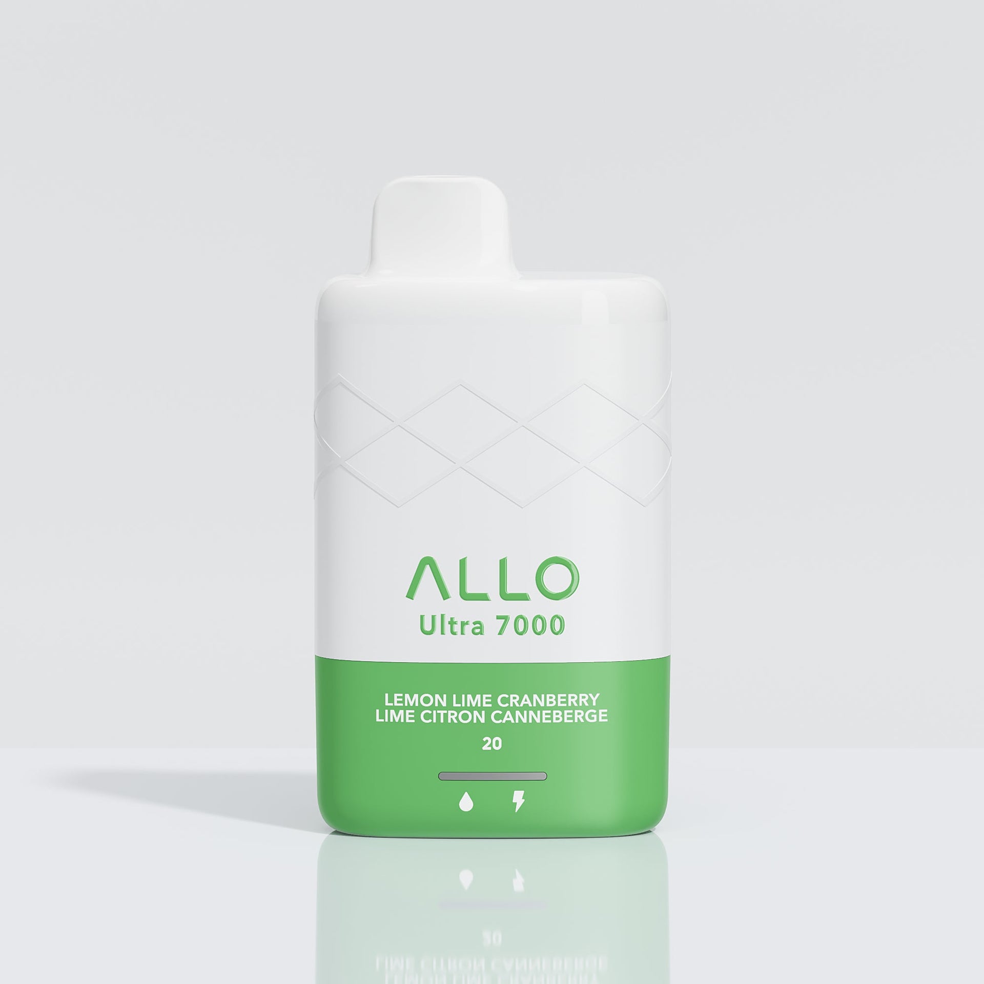 Allo 7000 Disposable Vape – Enjoy the Rich Lemon Lime Cranberry Flavour
