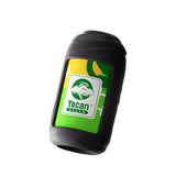 Yocan Green Pinecone personal air filter in Black, ribbed silicone shell with the green Yocan Green label panel