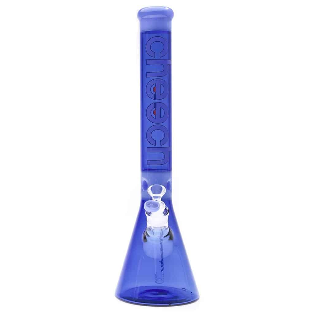 Cheech 18-inch 7mm Blue Beaker Bong