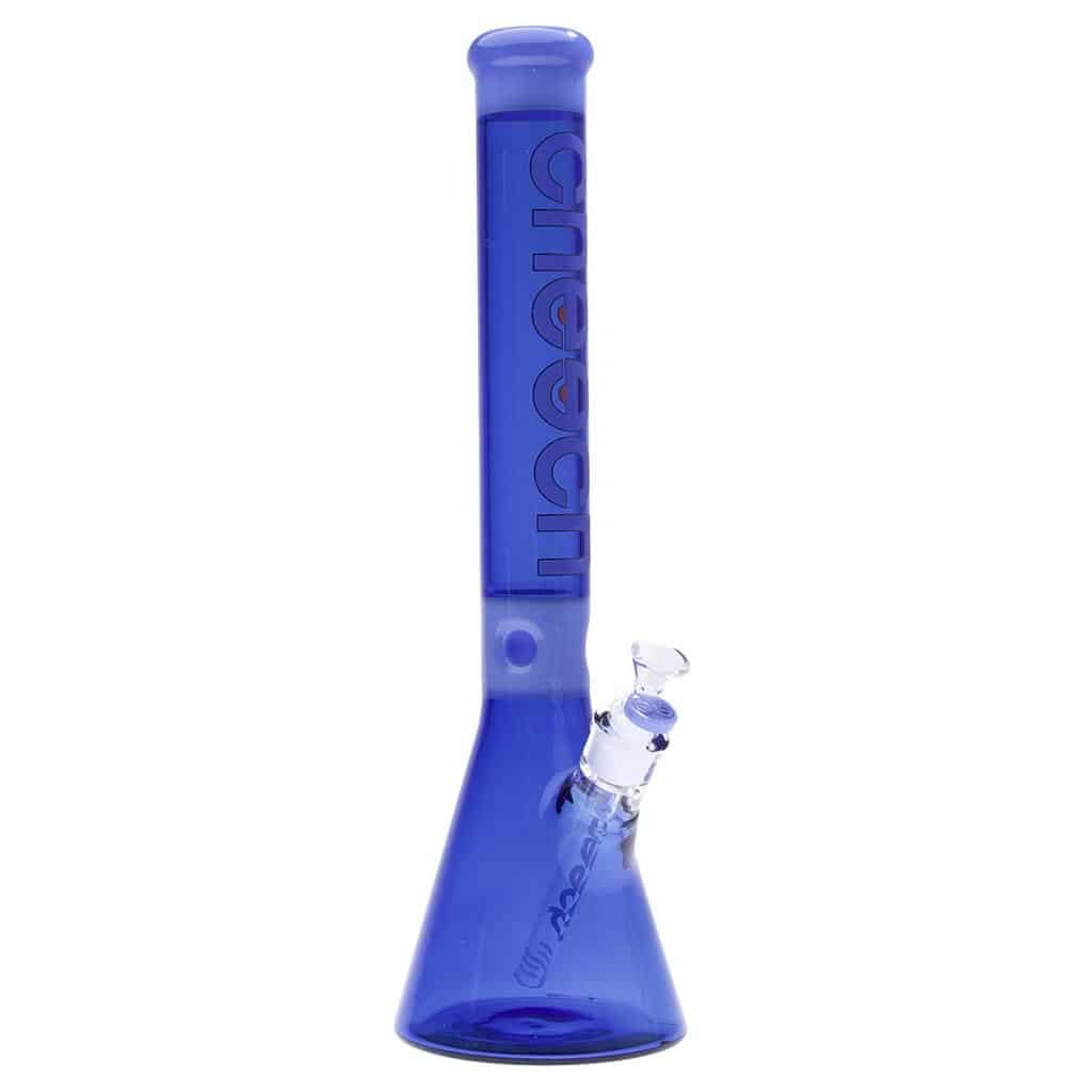 Cheech 18-inch 7mm Blue Beaker Bong bong