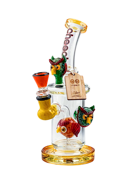 Cheech Glass 10" Glass Owl Bong bong