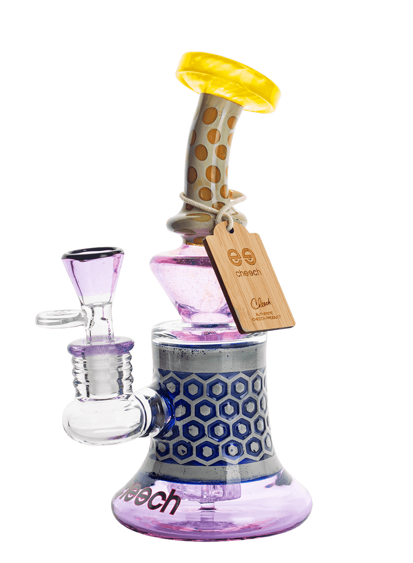 Cheech Glass 8" Purple Bubbler bong