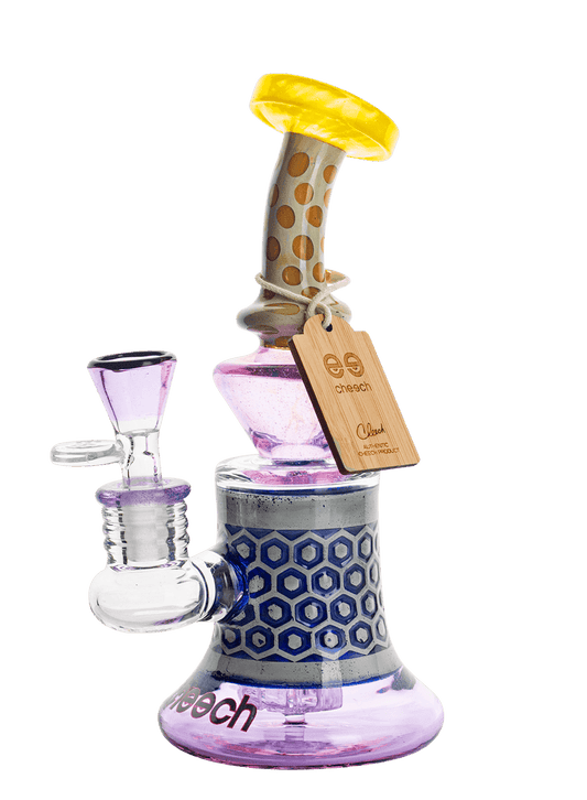 Cheech Glass 8" Purple Bubbler