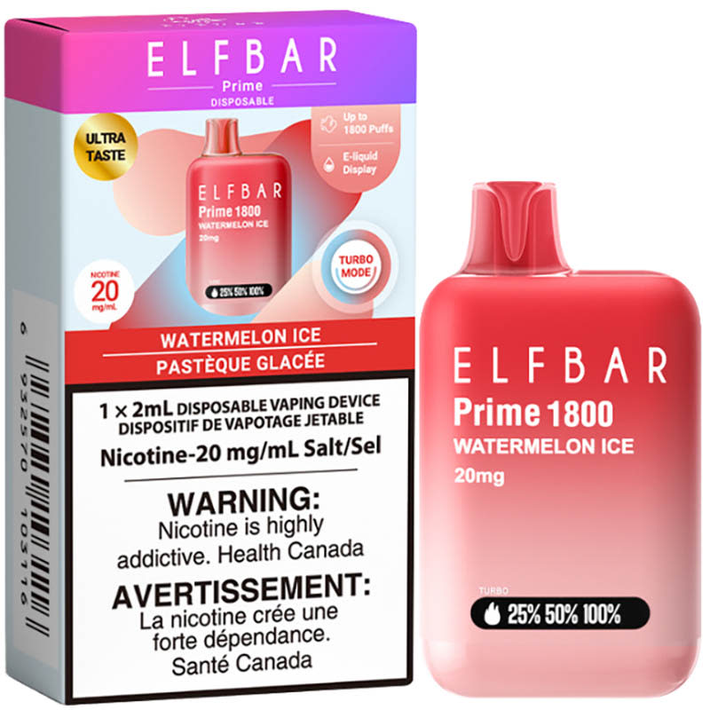 Elf Bar Prime 1800 Disposable Vape 20mg