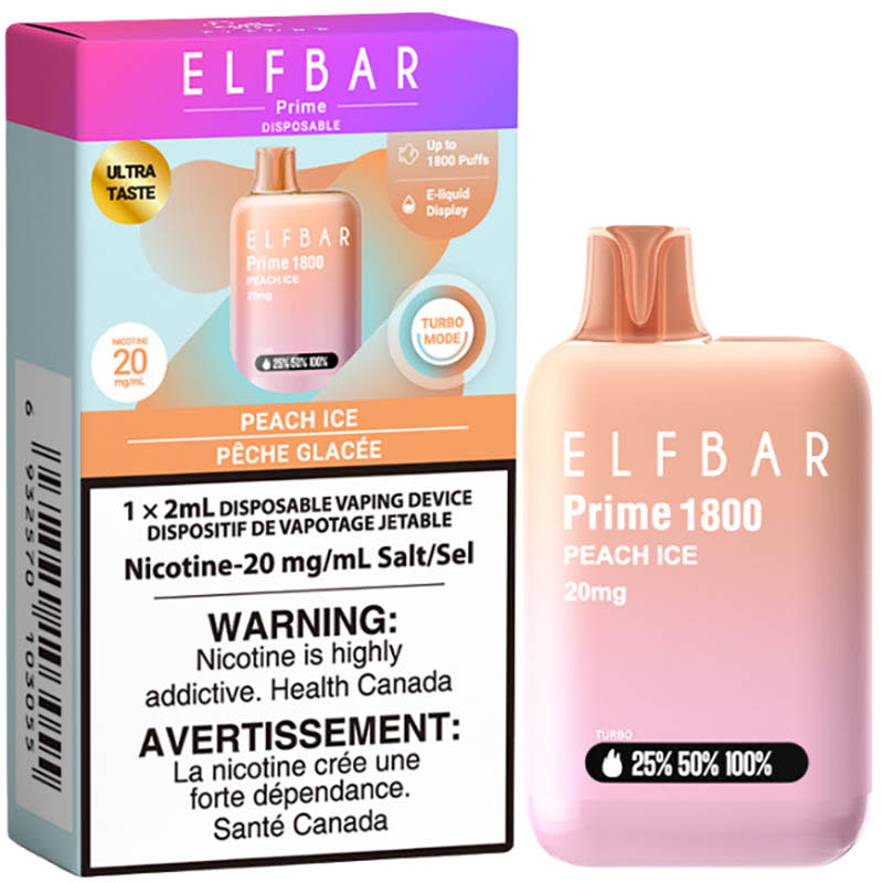 Elf Bar Prime 1800 Disposable Vape 20mg