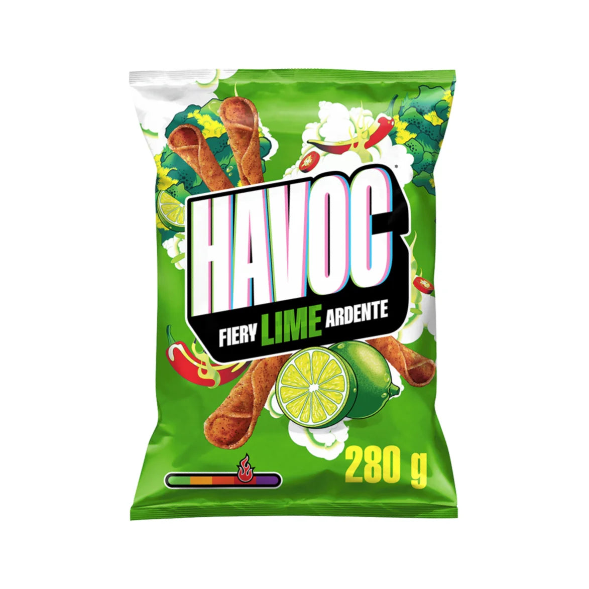 Havoc 68g Spicy Bold Crunch Feiry Lime Ardente