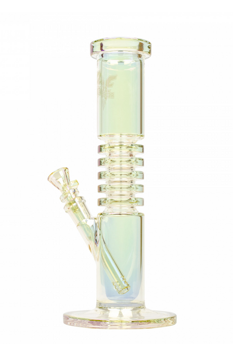 Red Eye Tek 12" Tall Metallic Terminator Finish Radiation Straight Tube Bong