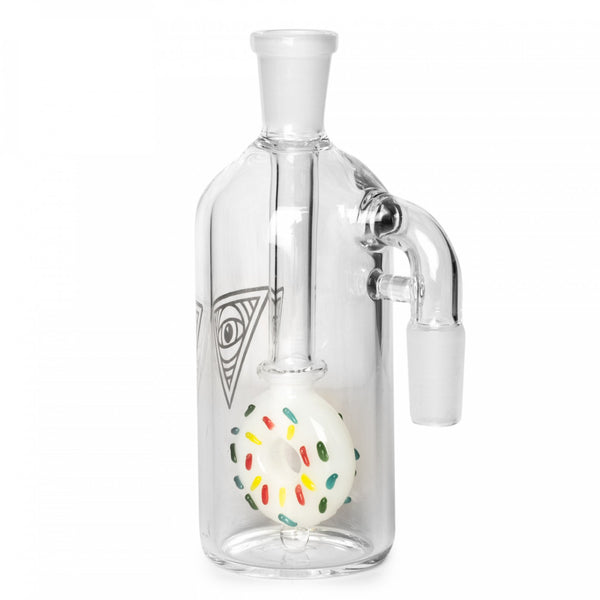 Red Eye Glass 14mm 90 Degree Donut Ash Catcher