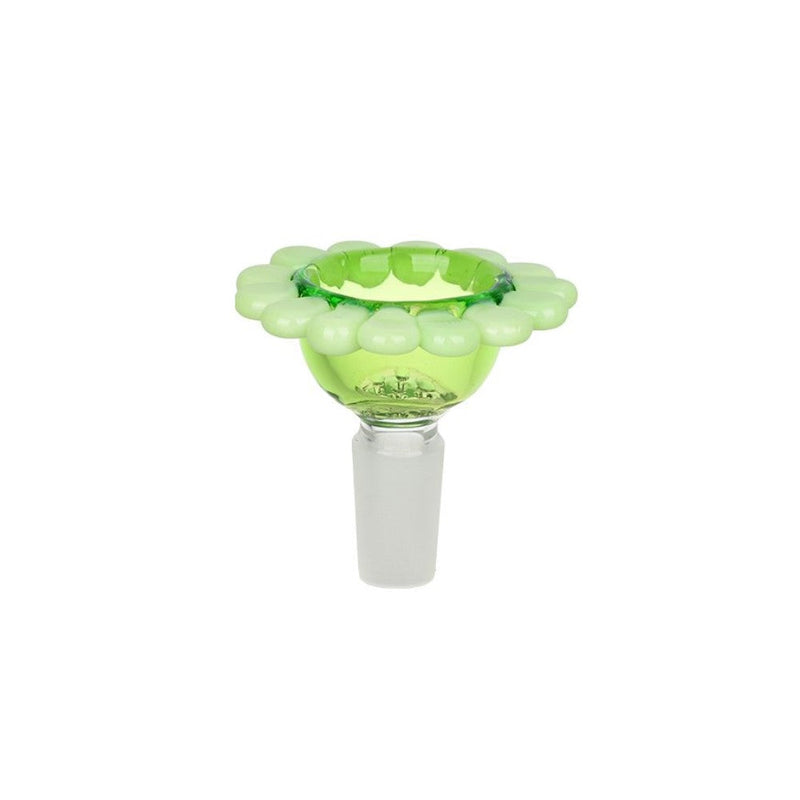 Red eye glass 14mm Spring Flower Herb Slide