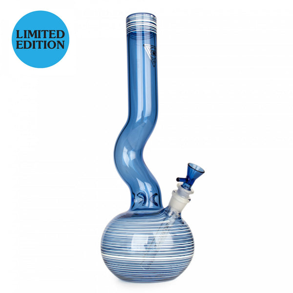 Red Eye Glass 16" Kick Back Bubble Base Water Pipe