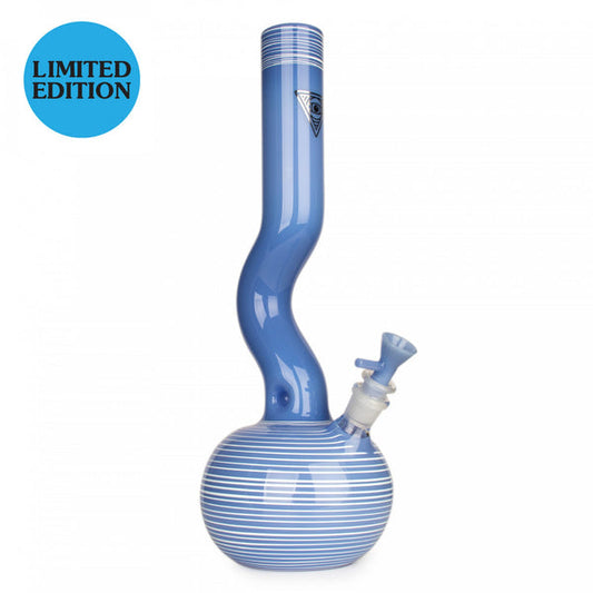 Red Eye Glass 16" Kick Back Bubble Base Water Pipe bong