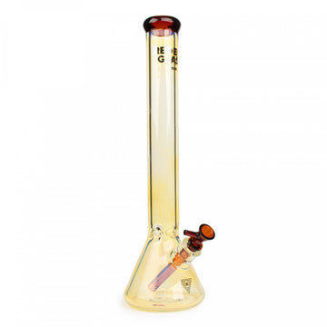 Red Eye Glass 18" 7mm Thick Colour Changing Beaker Tube bong