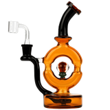 Red Eye Glass 9" Donut Rig bong