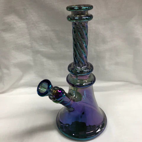 Red Eye Tek 11" Tall Metallic Terminator Finish Specter Tube bong