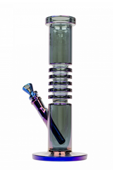 Red Eye Tek 12" Tall Metallic Terminator Finish Radiation Straight Tube Bong bong