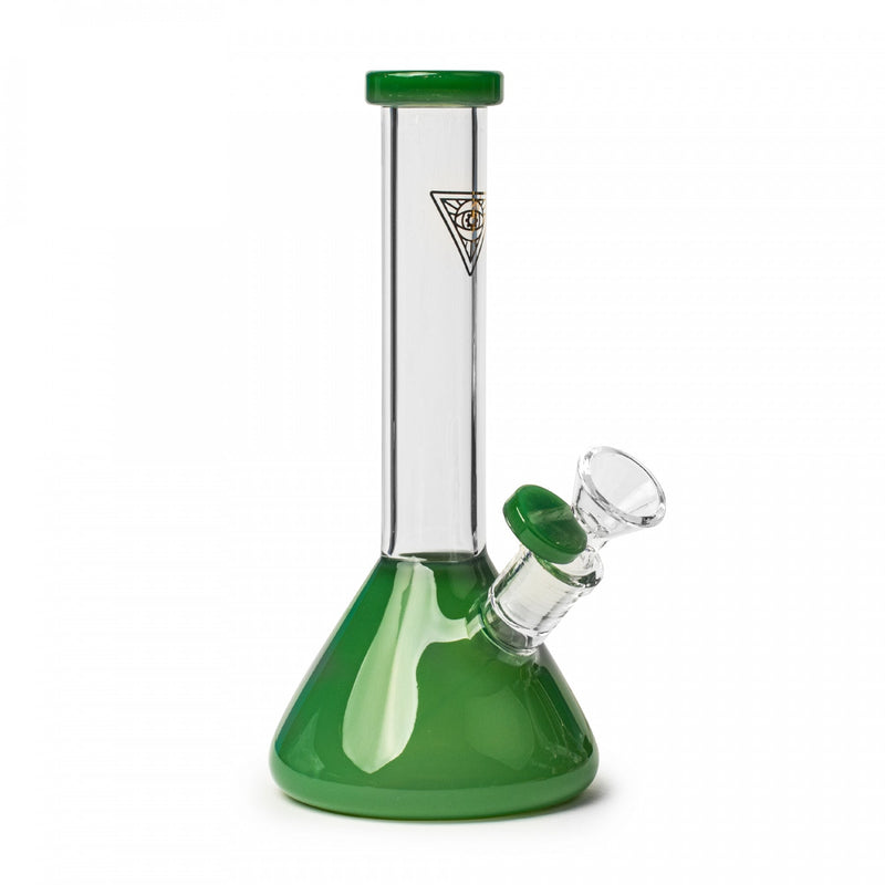 Red Eye Tek 8" Tall Midge Mini Beaker Tube W/Fixed Downstem bong