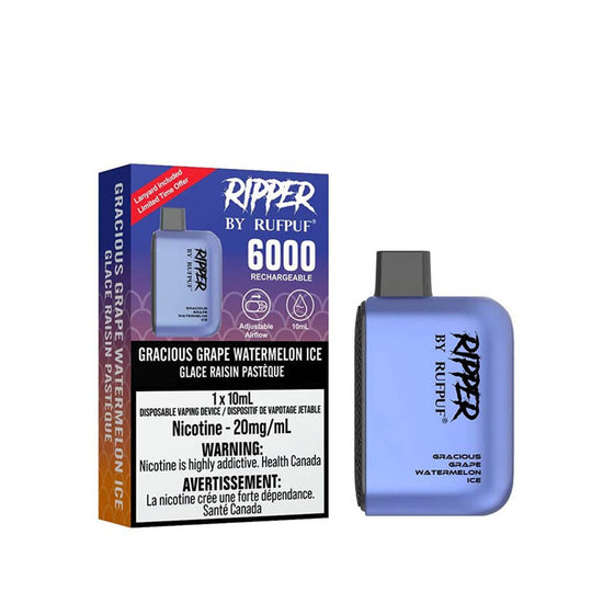 RufPuf Ripper 6000 Disposable Vape (20mg)
