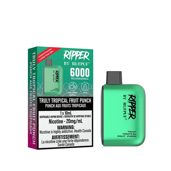 RufPuf Ripper 6000 Disposable Vape (20mg)